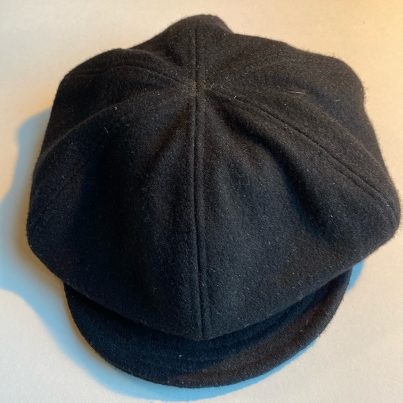 ❗️SALE❗️Men’s black newsboy cap - Picture 1 of 7